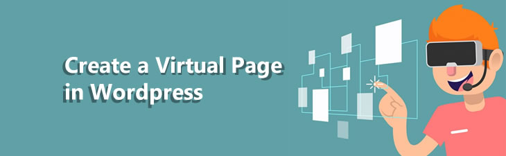 How to create a virtual page in wordpress